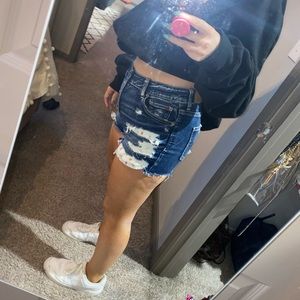 American eagle denim shorts
